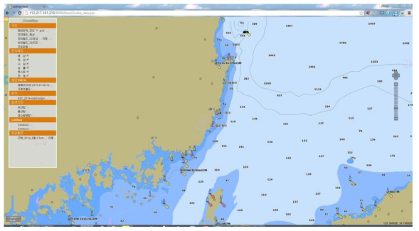 웹 기반의 표준해도 해양GIS