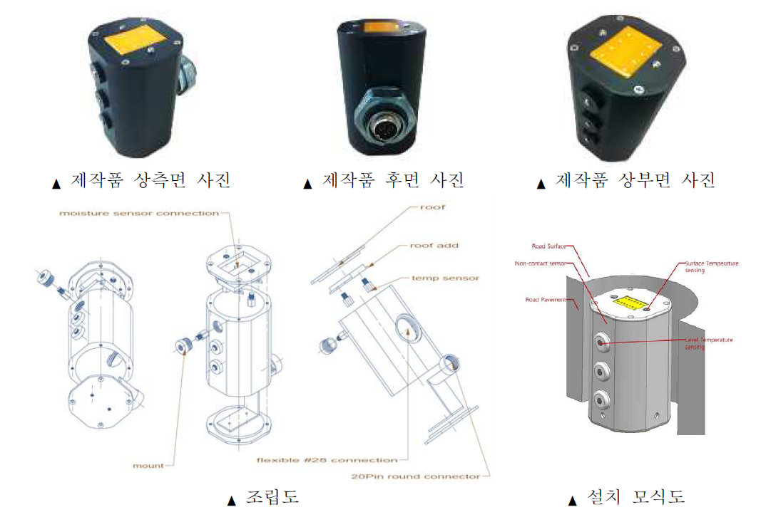 노면온도 센서 사진