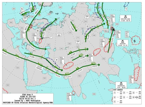 HIGH level WAFS Significant Weather chart