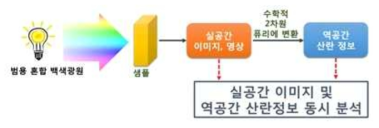 이미징 나노 입도 분석기의 개념도