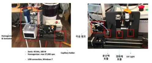 자동시료 분산 및 자동 셀 주입기