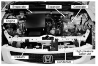 일본 Honda사의 Co-generation system 적용 시험차량 레이아웃