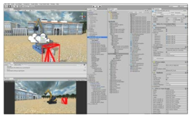 안전제어 알고리즘 가상시험을 위한 통합 프로그램(Unity3D기반)