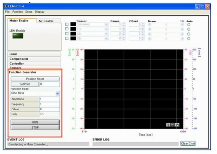 LabVIEW 기반 운용 소프트웨어 GUI