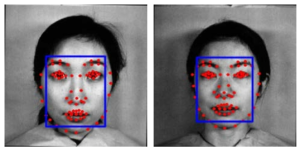 ASM 특징점을 이용한 얼굴 영역 정규화