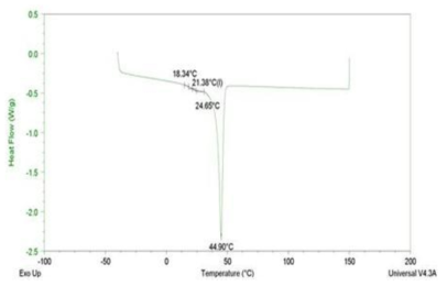 DSC 분석 결과