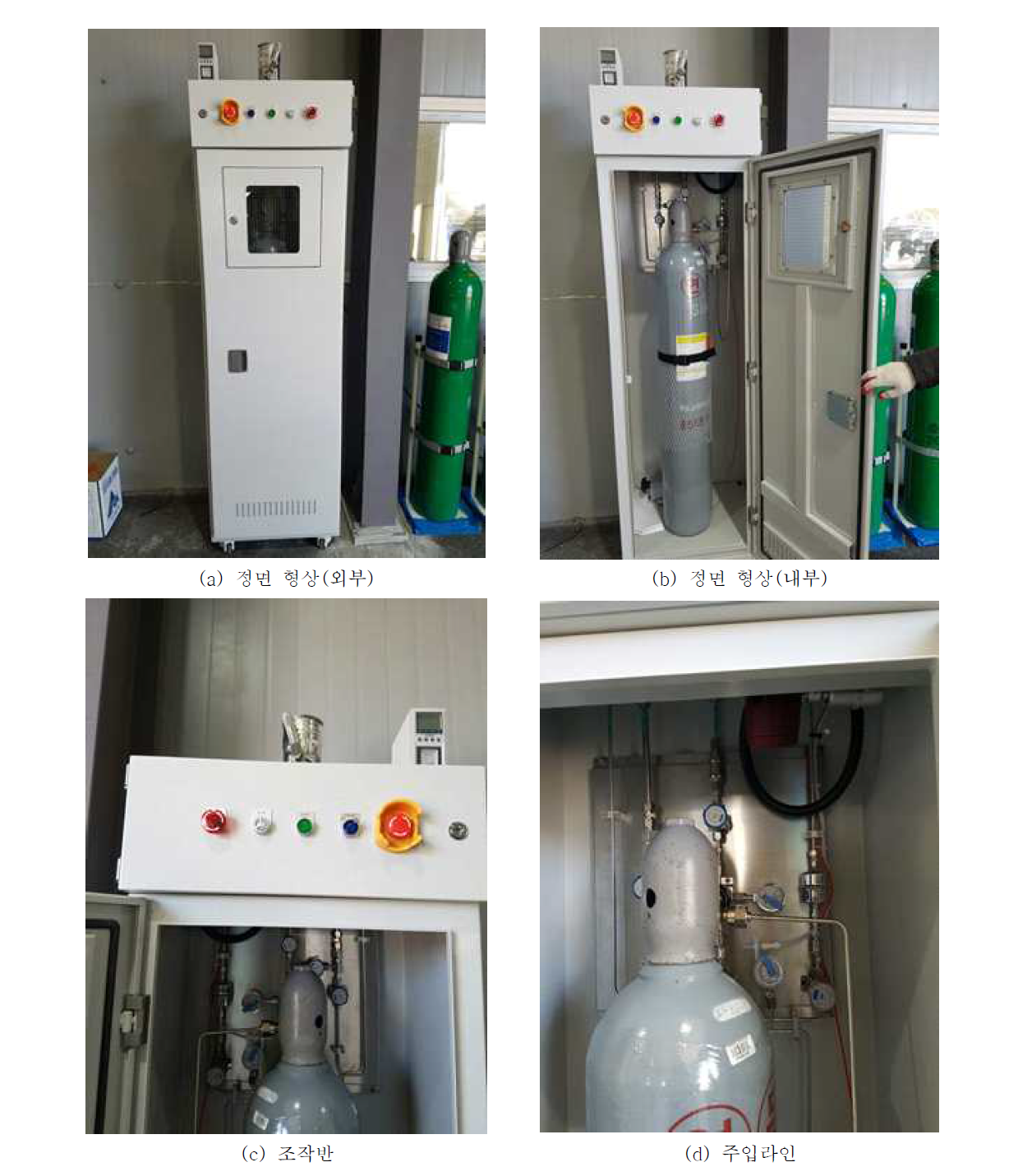 SiH4 gas cabinet system