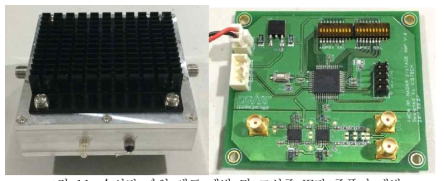 송신단 파워 앰프 개발 및 고성증 IF단 증폭기 개발