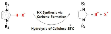 Hydrolysis of cellulose.