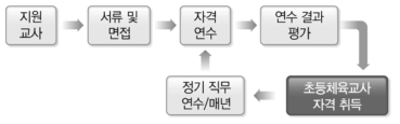 현직 교사 활용 초등체육교사 선발, 운영 안의 개요