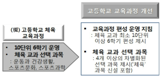 고등학교 체육교육과정 개선 방안