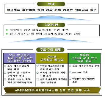 학교체육 활성화 추진 계획