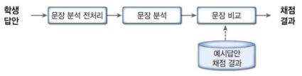 자동채점을 위한 한국어 자연언어처리 단계