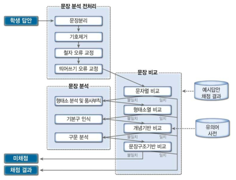 한국어 자동채점의 자연언어처리 과정
