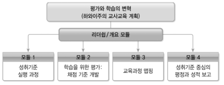 하와이 주의 평가 전문성 신장을 위한 교사교육 모듈