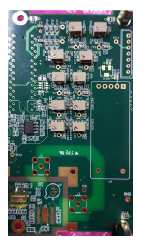 제작 완료되어 부품 배치된 SST-ASIC Board 모습