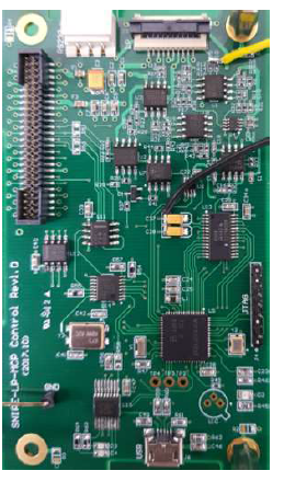제작 완료되어 부품 배치된 SST-MCP Board 모습