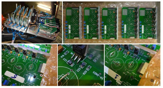 칠레 CTIO 카메라 전자부 레귤레이터 보드(regulator board) 업그레이드