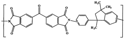 폴리이미드(Matrimid 5218)의 화학구조