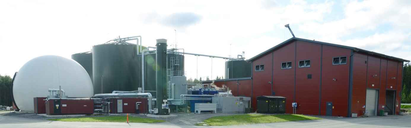 Biogas digester in Vampula, Finland, owned by Vambio Oy