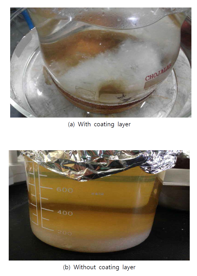 Product after methanolysis reaction for prism film