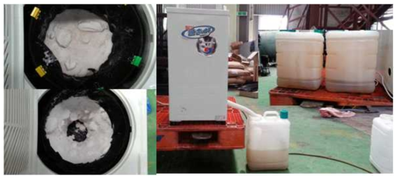 Filter process for separation of adsorption saturated fatty acid methyl esters.