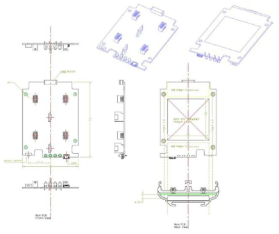 통합형 센서기기 Main Board 도면