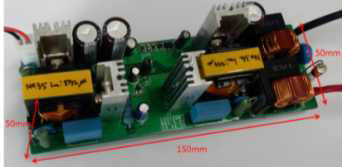 BCM Interleaved Flyback Converter 구동회로 시제품