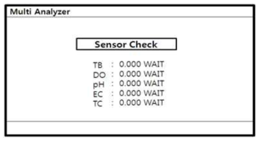 Sensor 체크화면