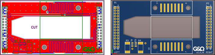 Light source driver mount PCB Artwork