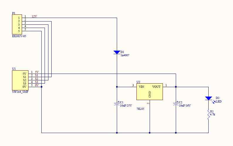 Optical switch module 회로도