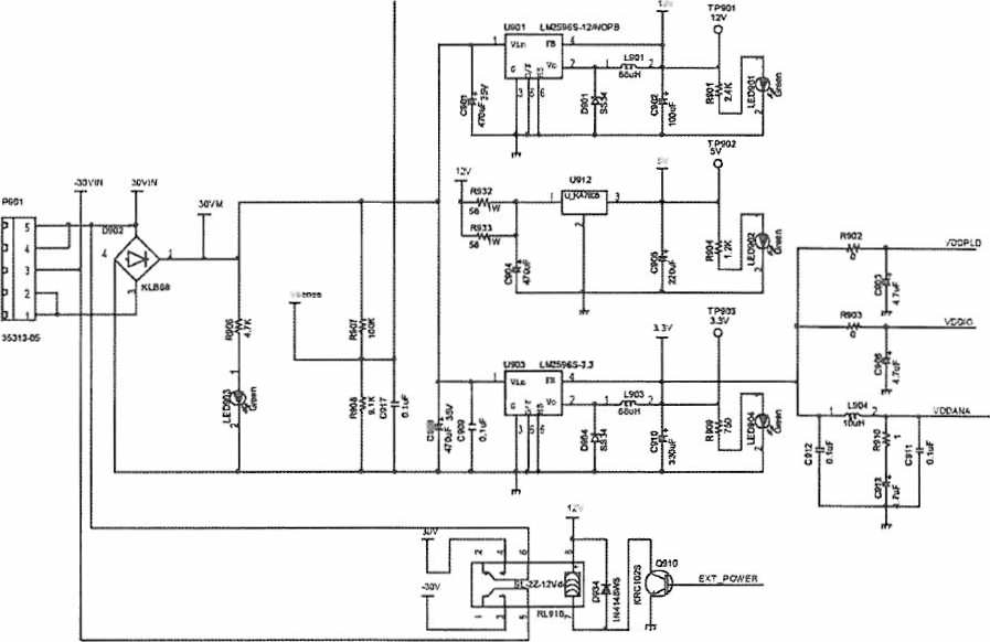 CPU board의 내부전원