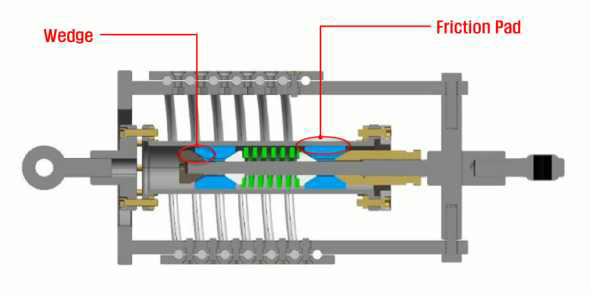 Hybrid Damper 단면