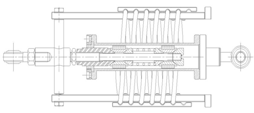 Hybrid Damper 단면도