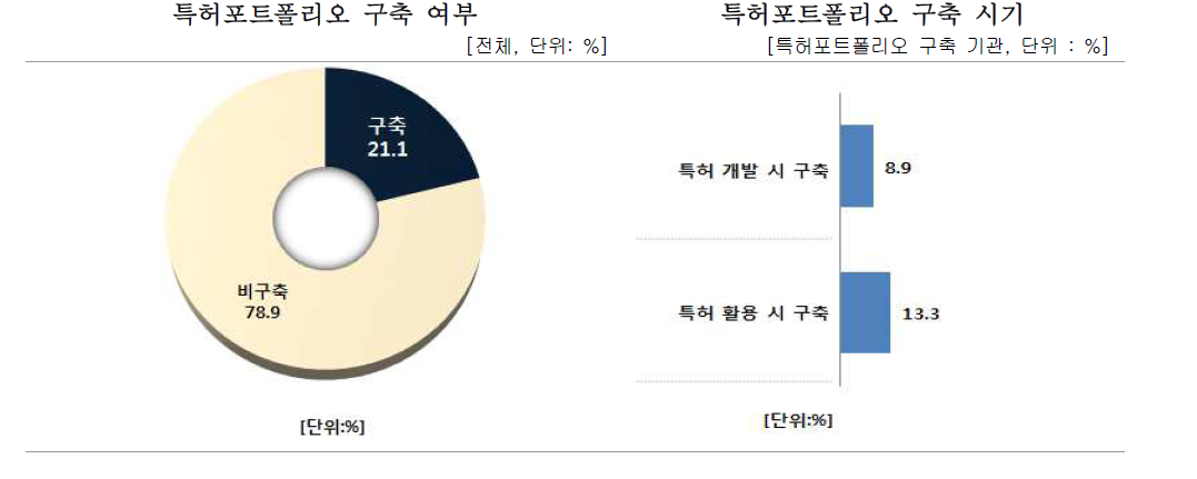 특허포트폴리오 구축 및 특허패키징 활동