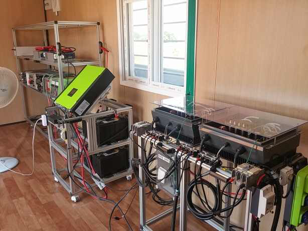 계통연계 전력제어시스템 및 ESS배터리 저장 시스템 연결 구성