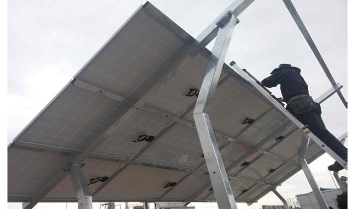 3Kw*2SET 태양광발전 설치 진행