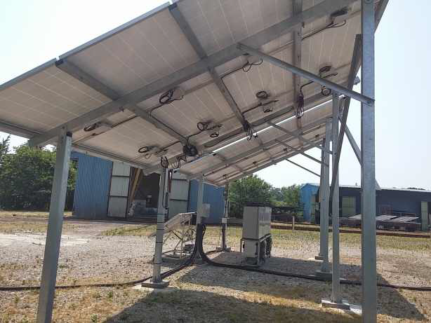 3Kw 태양광발전 계통연계 마이크로인버터 설치 완료