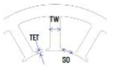 가변자속 전동기 고정자 설계변수