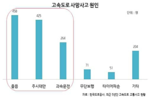 고속도로 교통사고 사망사고의 주요 원인