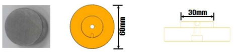 마모시험용 디스크 시편
