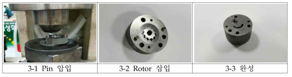 지로터 펌프 조립 공정