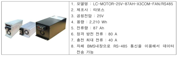 배터리 (with BMS)