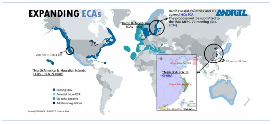 선박 배출통제지역(Emission Control Area)