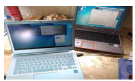 데이터 수집용 Laptop PC(좌) 교체 설치