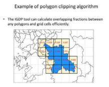 Example of polygon clipping algorithm