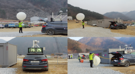 Radiosonde observation site in Jeonseon alpine center