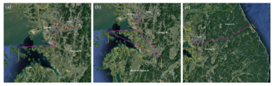 Airborne observation strategy by region groups