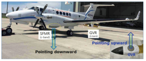 SFMR and GVR equipped with the KMA research aircraft.