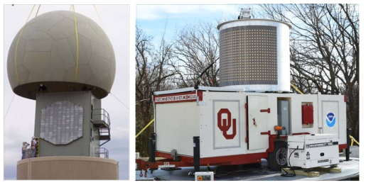 AN/SPY-1A phased array radar installed at NSSL, Norman, Oklahoma in 2003